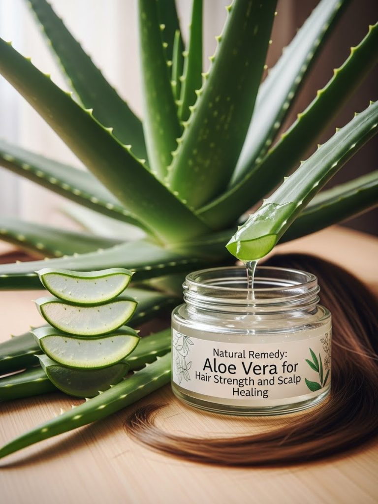 Aloe Vera for Hair Strength and Scalp Healing
