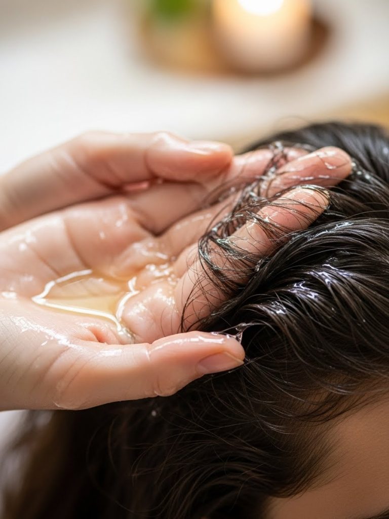 Coconut Oil Massage to Nourish Your Hair Roots