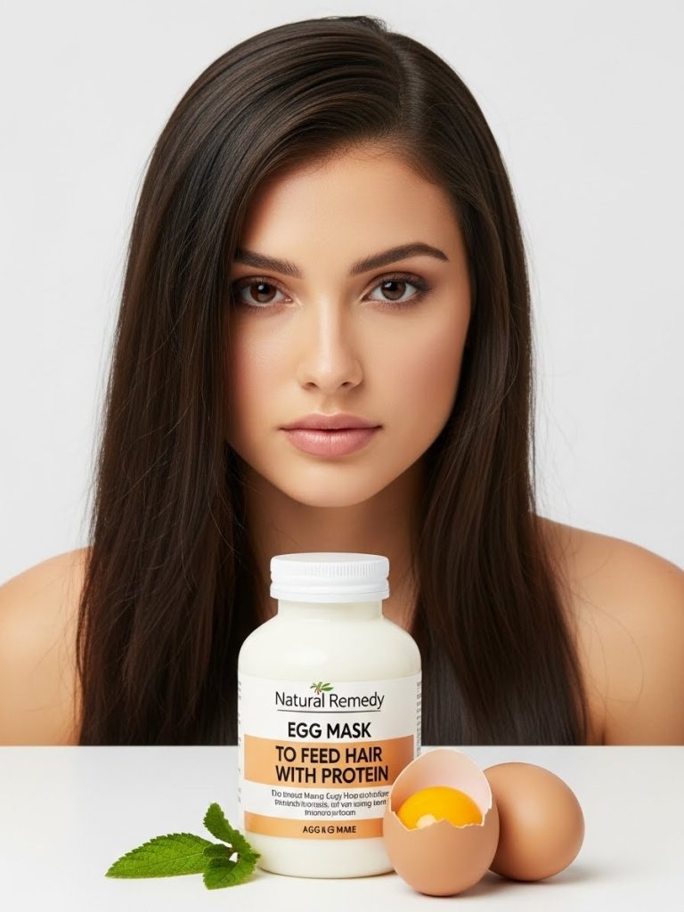 Egg Mask to Feed Hair with Protein