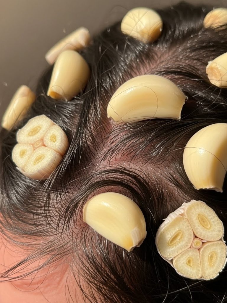 Garlic for Improved Scalp Circulation