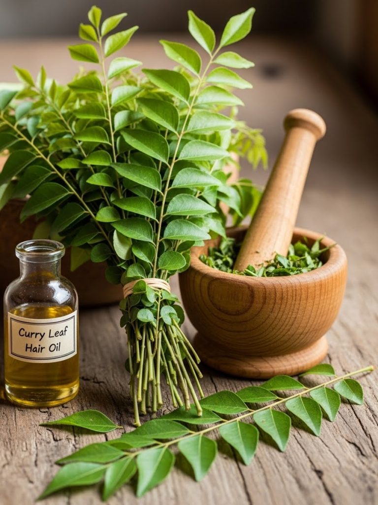 Curry Leaves for Hair Strength