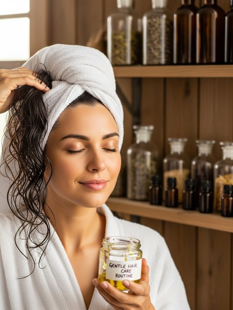 Gentle Hair Care Routine