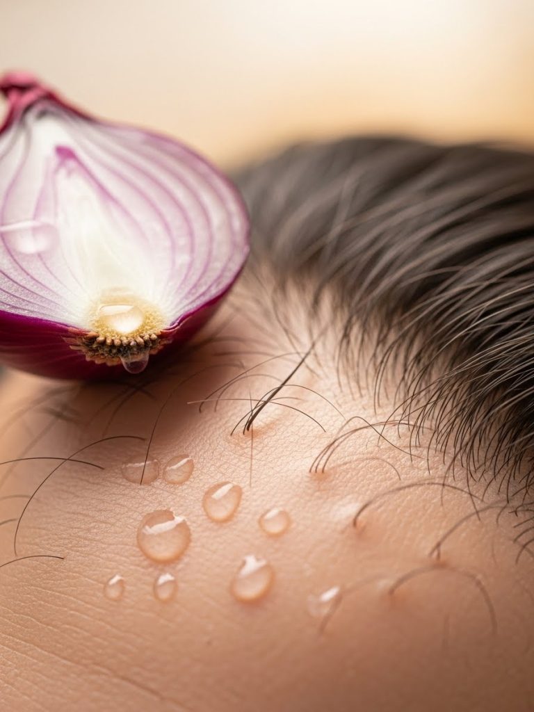 Onion Juice To Improve Scalp Health