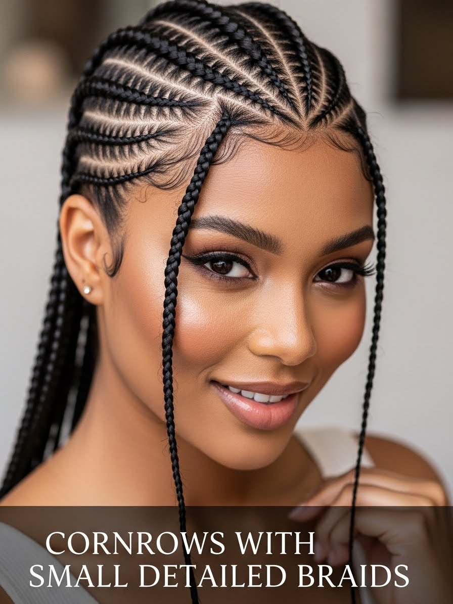 17 Modern Cornrows Looks for Black Women Today