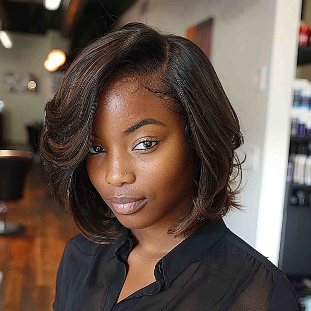 Side-Parted Bob