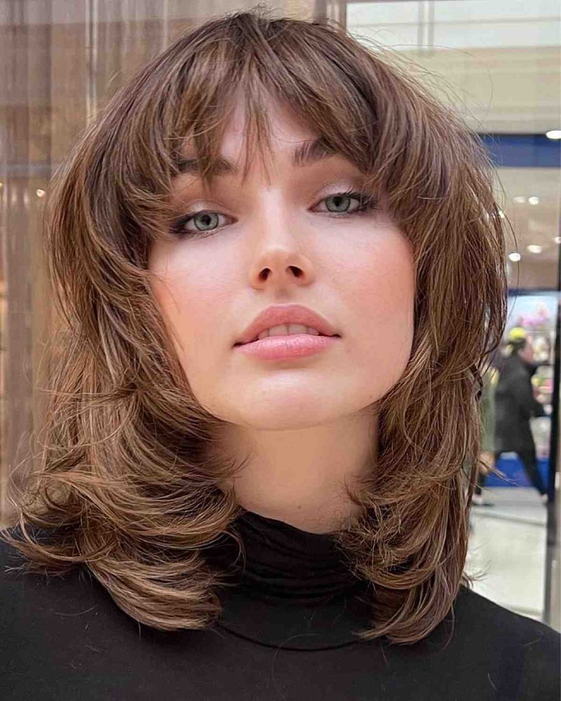 Medium Haircut with Face-Framing Layers