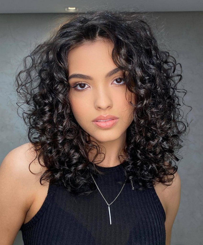 Medium Curly Haircut