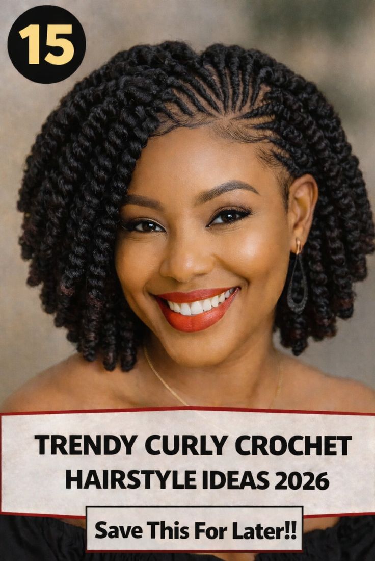 15 Trendy Curly Crochet Hairstyles Ideas For Black Women