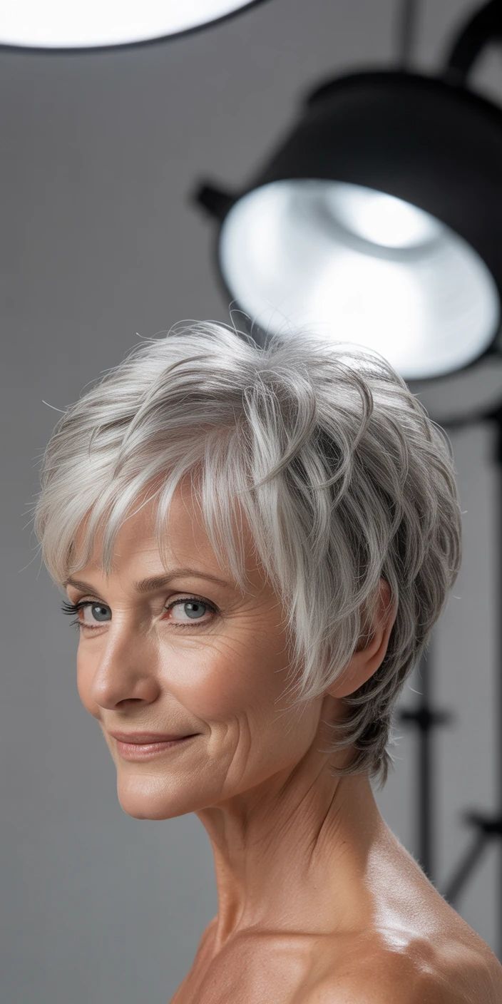 Gorgeous Hairstyles for Women Over 50 With Glasses