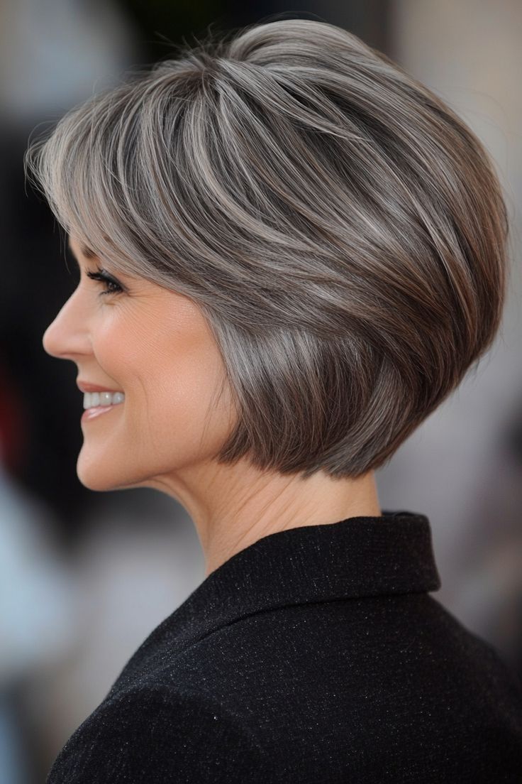 Stacked Bob Hairstyle