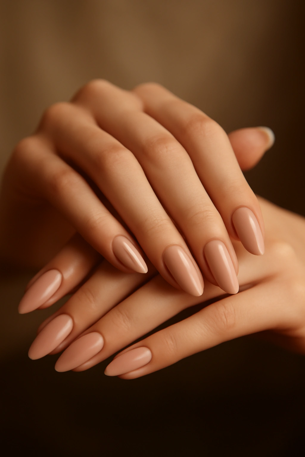 Elegant small hands with a professional manicure showcasing flattering nail shapes