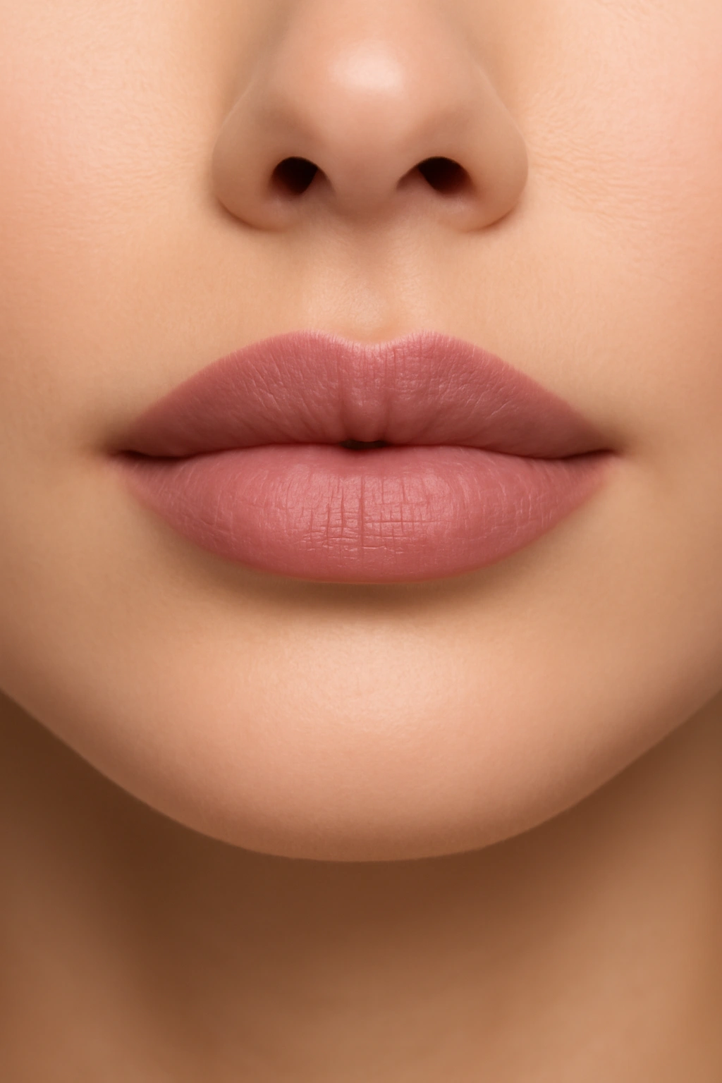 Natural MLBB lipstick shade on a wedding guest for a polished and effortless beauty look.