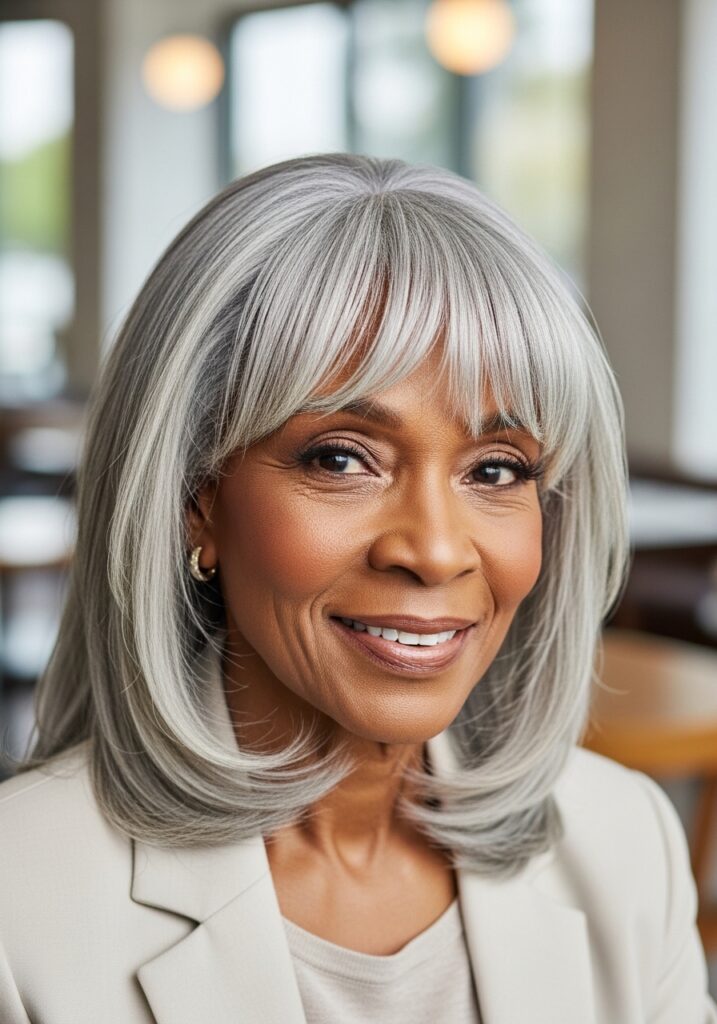 Hairstyles with Bangs for Older Women