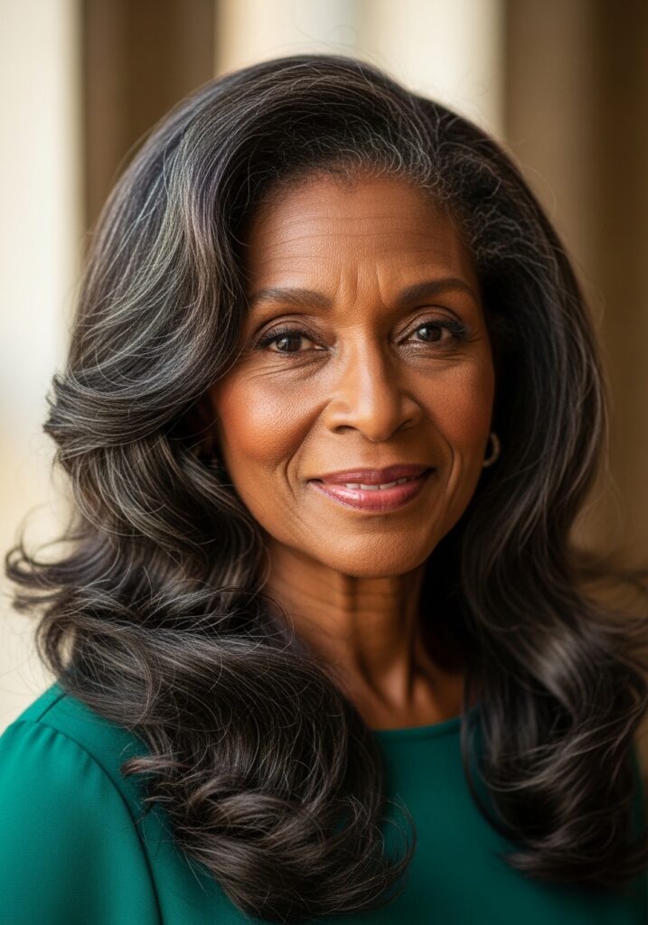 Hairstyles for Older Women with Long Hair