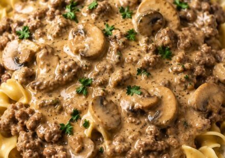 Ground Beef Stroganoff