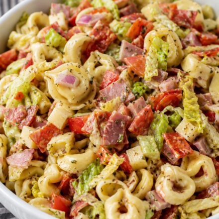 Italian Grinder Tortellini Salad