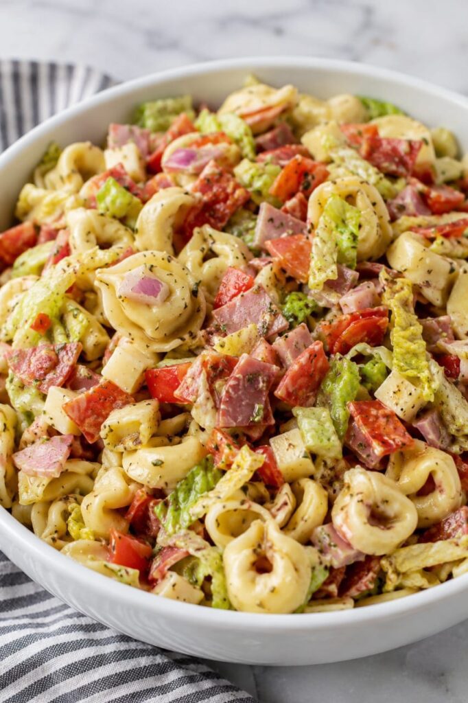 Italian Grinder Tortellini Salad