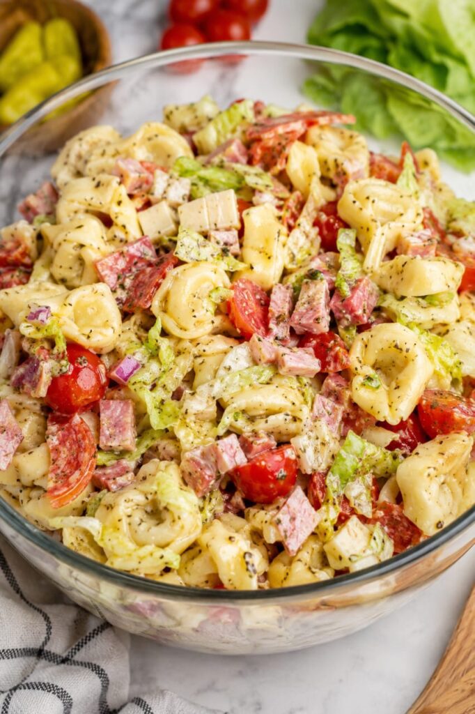 Italian Grinder Tortellini Salad