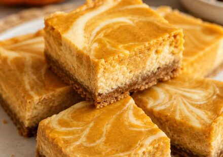Pumpkin Spice Cheesecake Bars