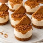 No Bake Mini Biscoff Cheesecakes